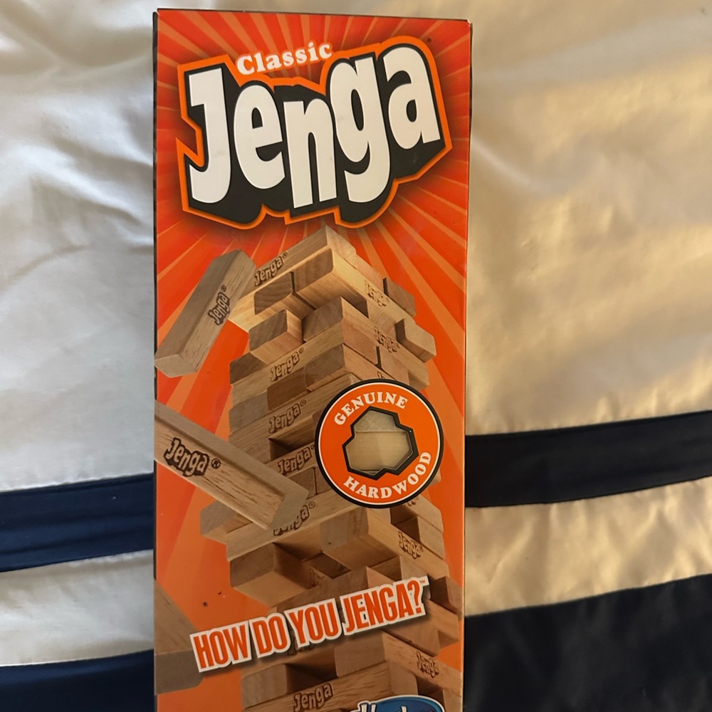 Classic Hardwood Block Game - Orange